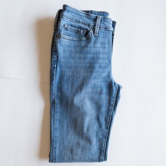 Levi's Strauss 711 Skinny Filiform Blue Jeans Size 27 Skinny Leg, Mid-Rise, - Picture 8 of 10